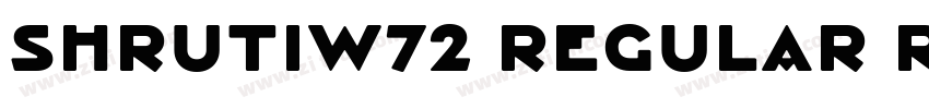 ShrutiW72 Regular Re字体转换